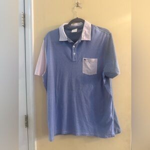 Vineyard Vines Blue/White and Pink/White Men's Polo, Large